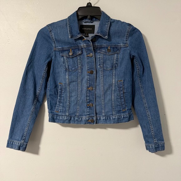 Banana Republic Jackets & Blazers - Banana Republic Classic Blue Denim Jean‎ Jacket Women's XS Made in Bangladesh
